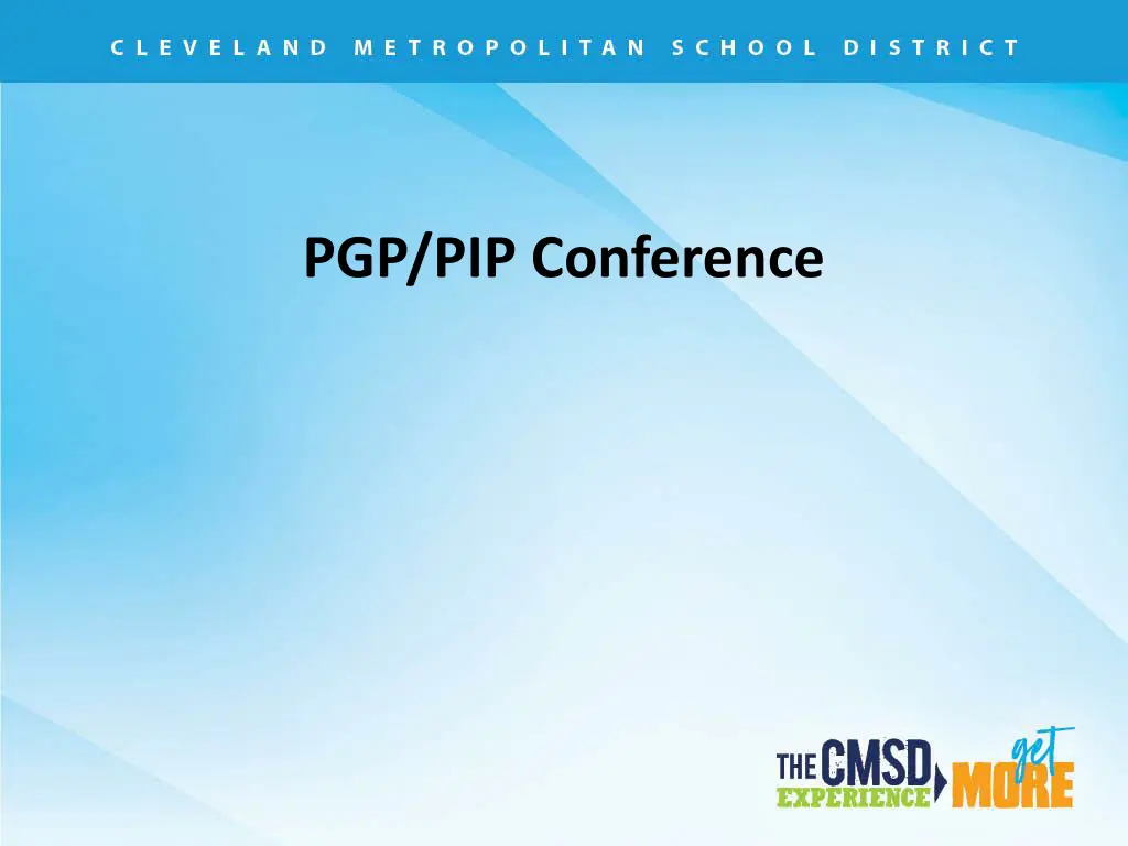 pgp pip conference