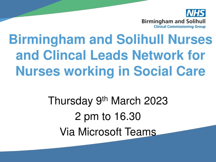 birmingham and solihull nurses and clincal leads