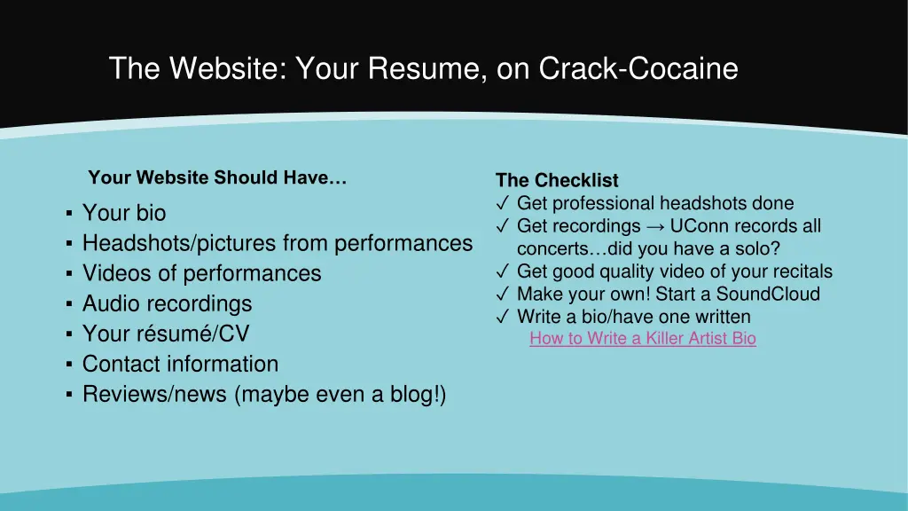 the website your resume on crack cocaine