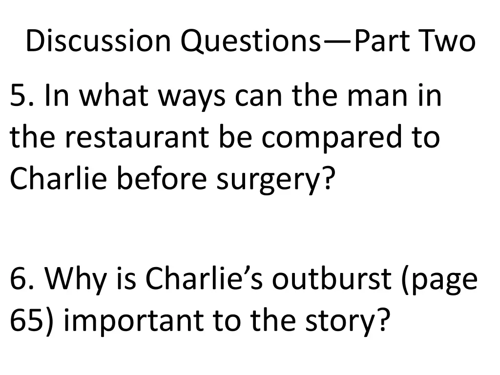 discussion questions part two 2