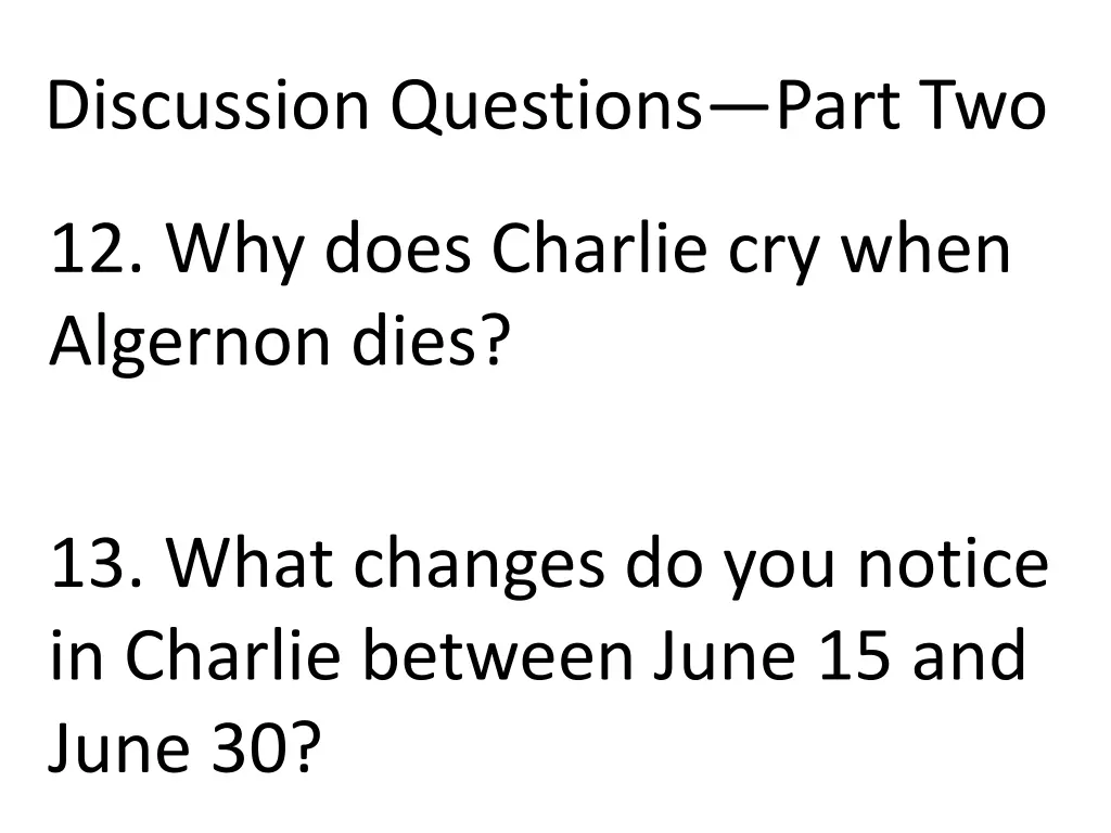 discussion questions part two 6