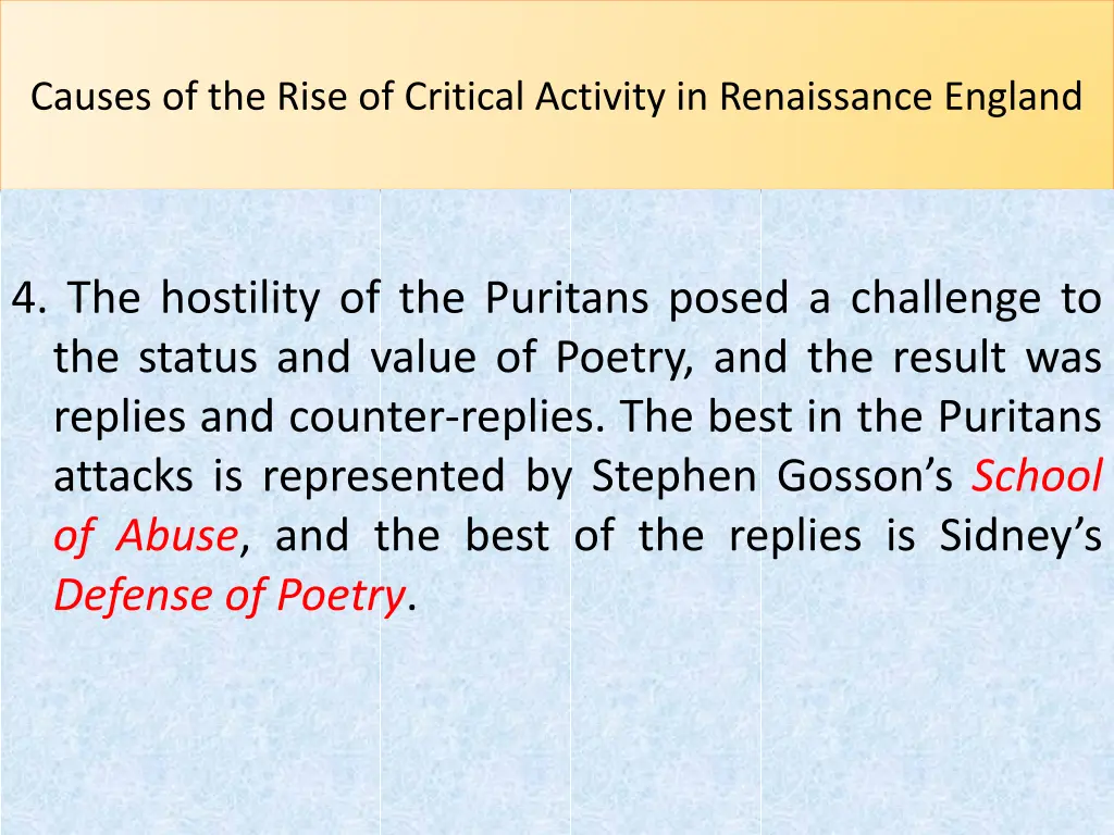 causes of the rise of critical activity 4