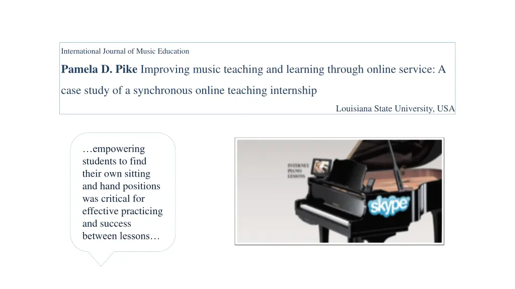 international journal of music education