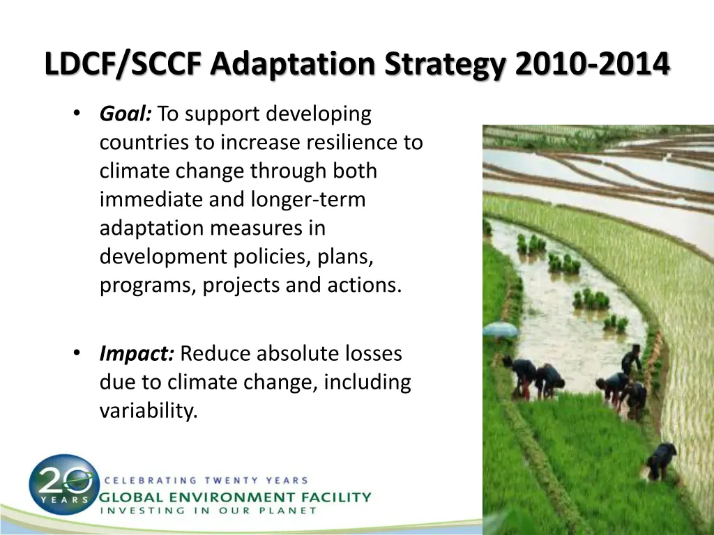 ldcf sccf adaptation strategy 2010 2014