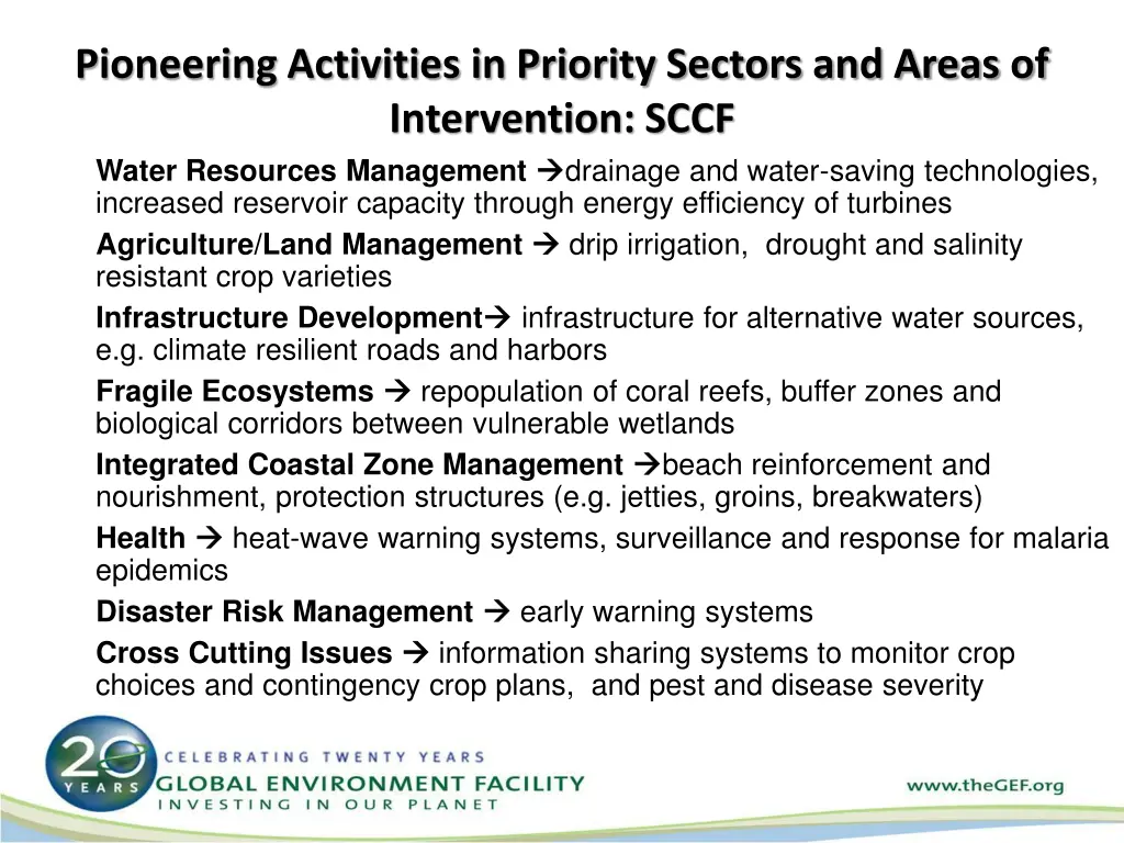 pioneering activities in priority sectors 1