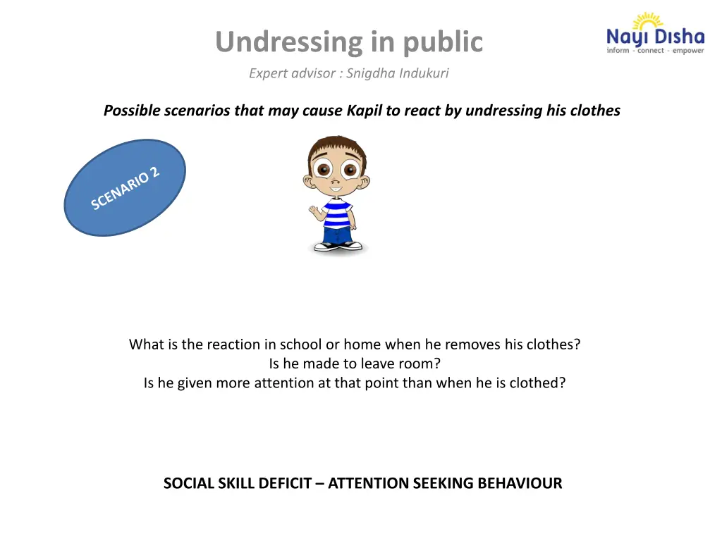 undressing in public expert advisor snigdha 6