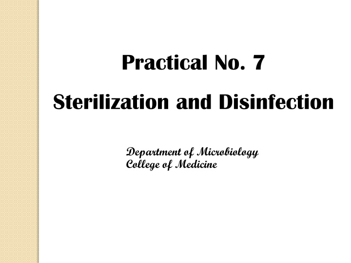 practical no 7