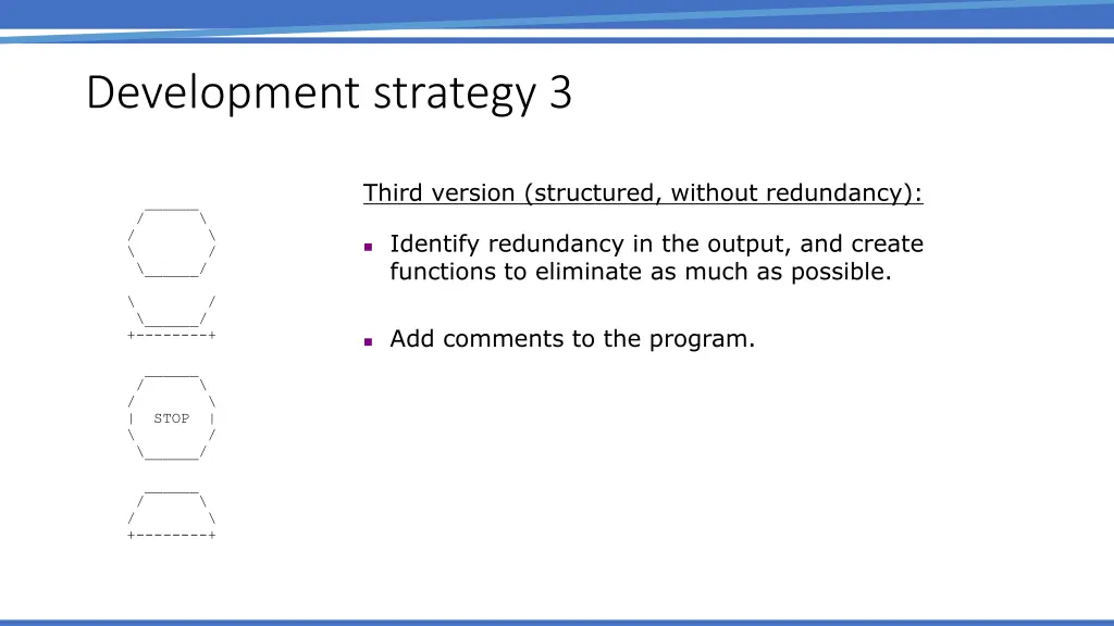 development strategy 3