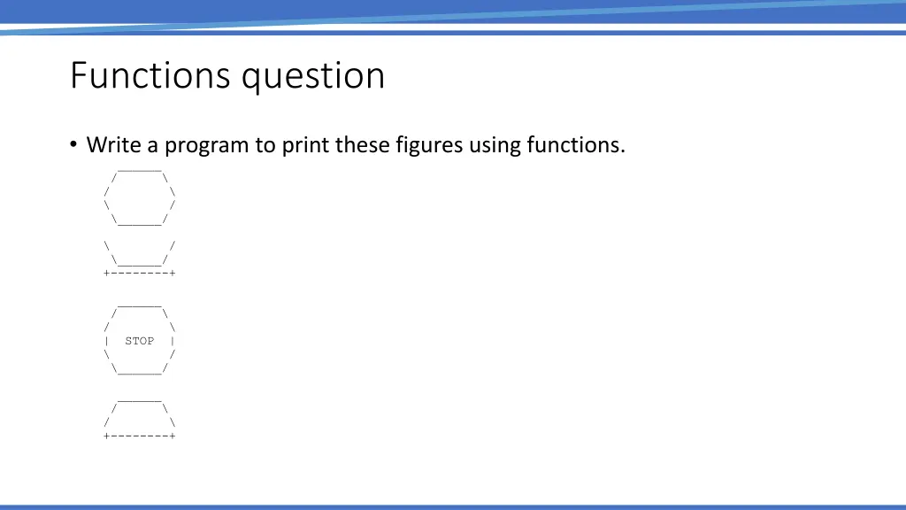 functions question