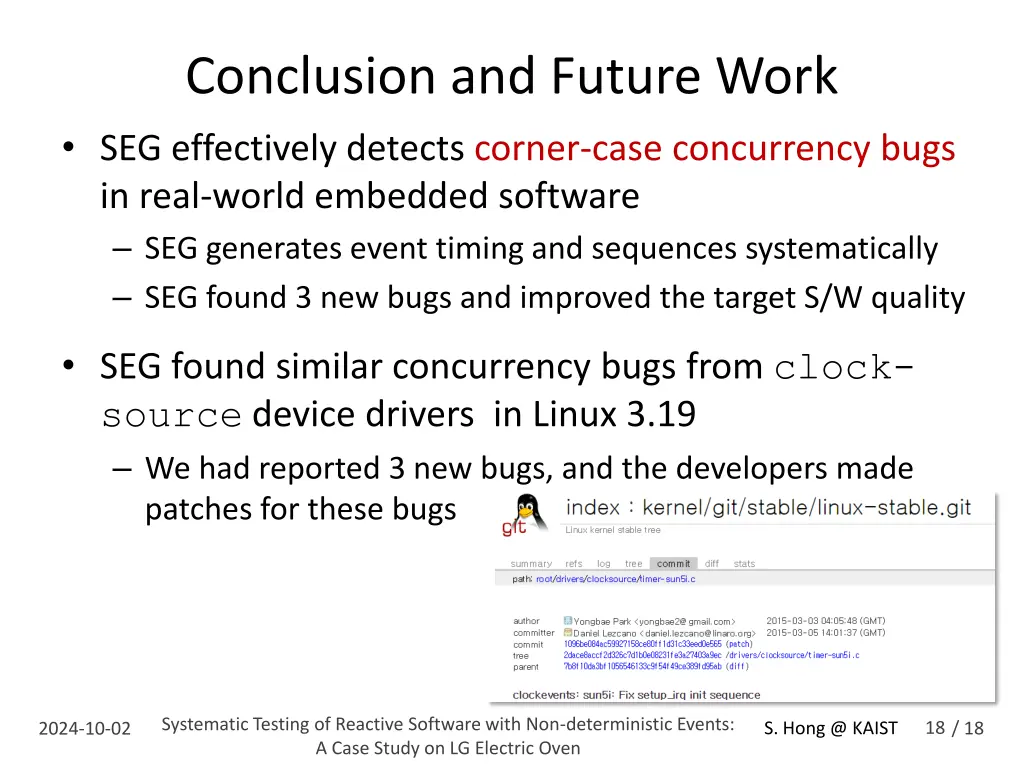 conclusion and future work seg effectively