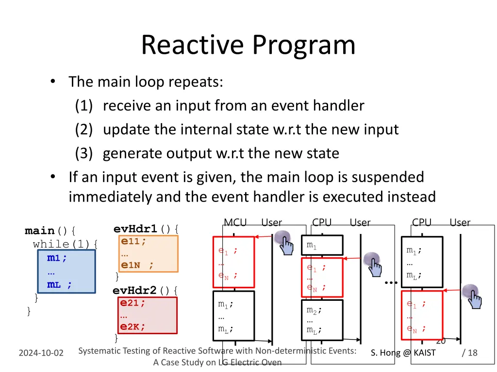 reactive program