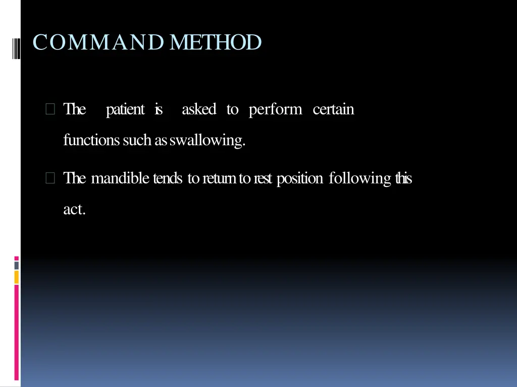 command method