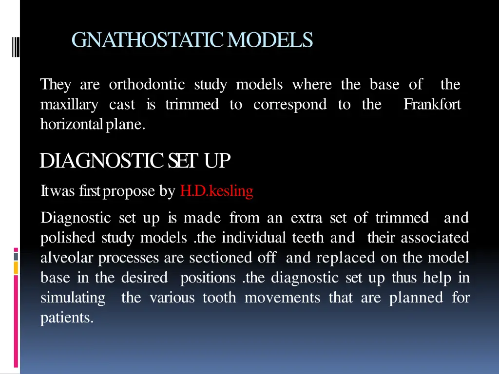 gnathostaticmodels