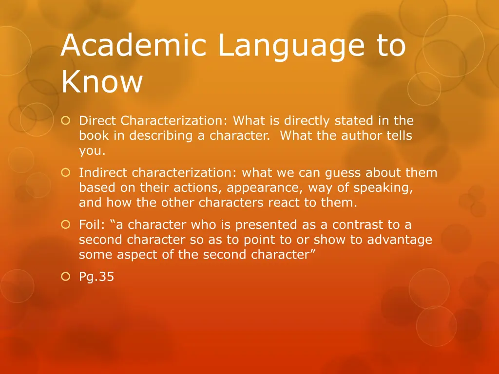 academic language to know