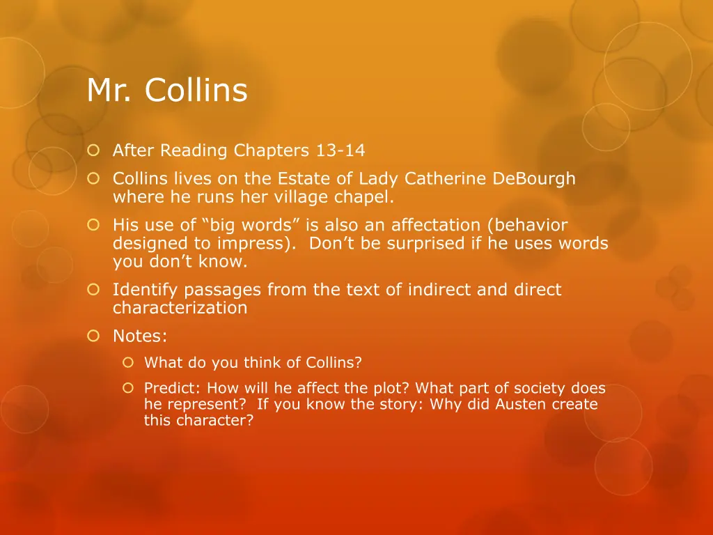 mr collins