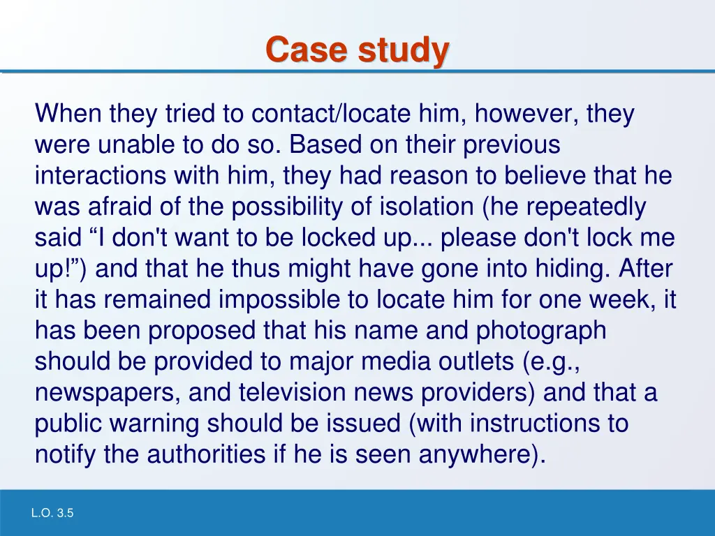 case study 1