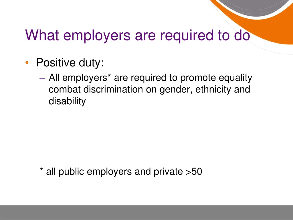 what employers are required to do