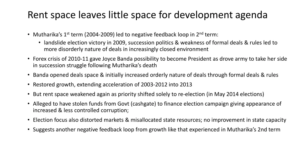 rent space leaves little space for development