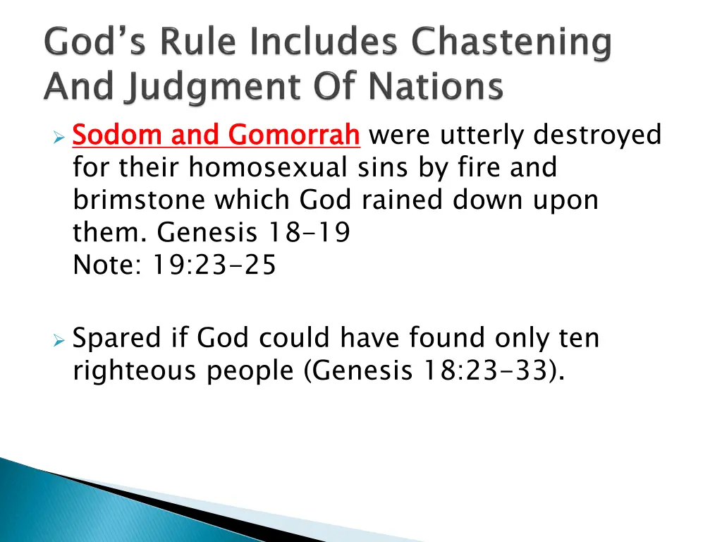 sodom and gomorrah for their homosexual sins