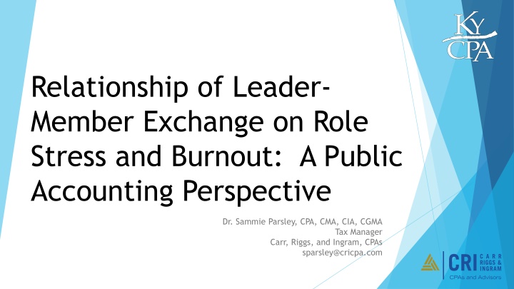 relationship of leader member exchange on role