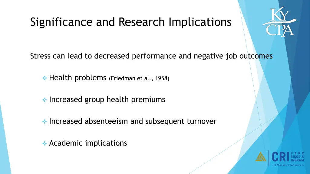 significance and research implications