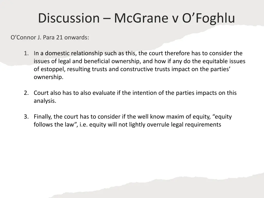 discussion mcgrane v o foghlu