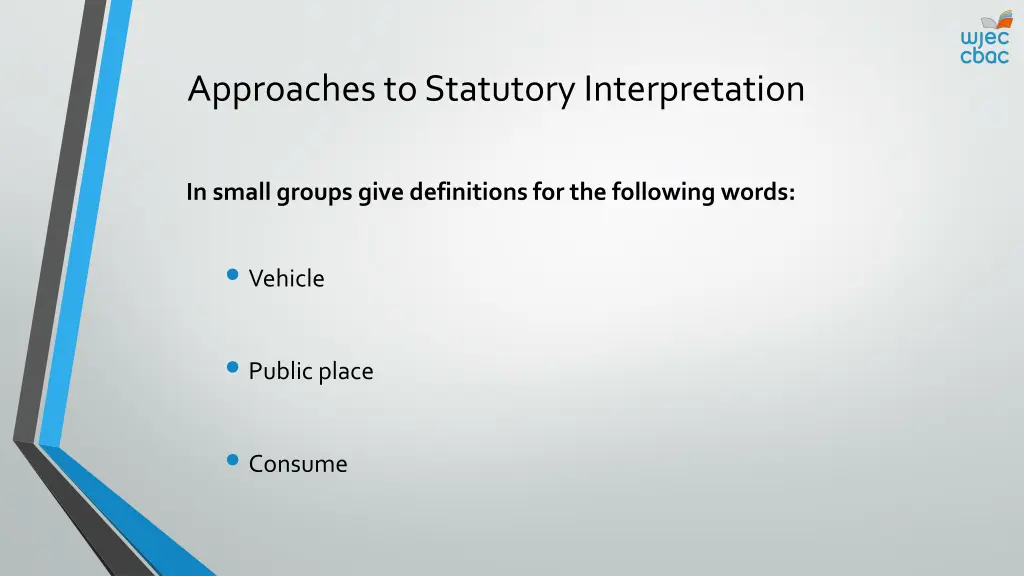 approaches to statutory interpretation