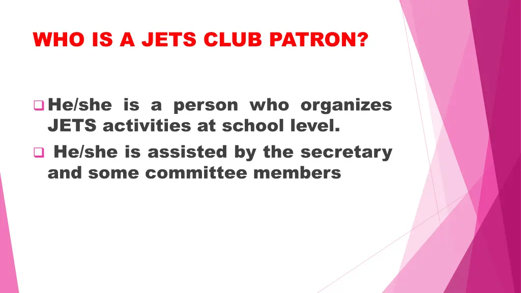 who is a jets club patron