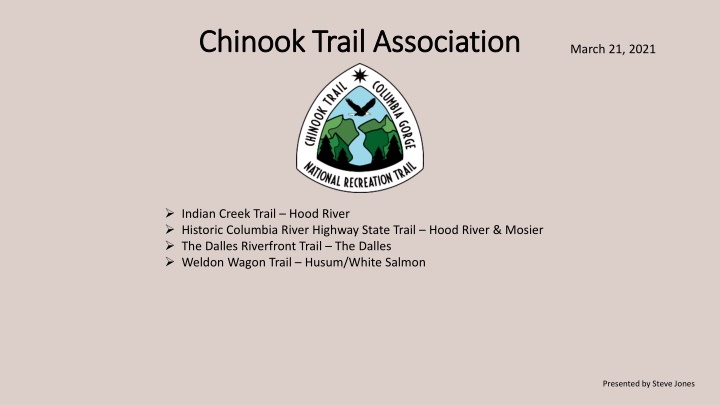 chinook trail association chinook trail