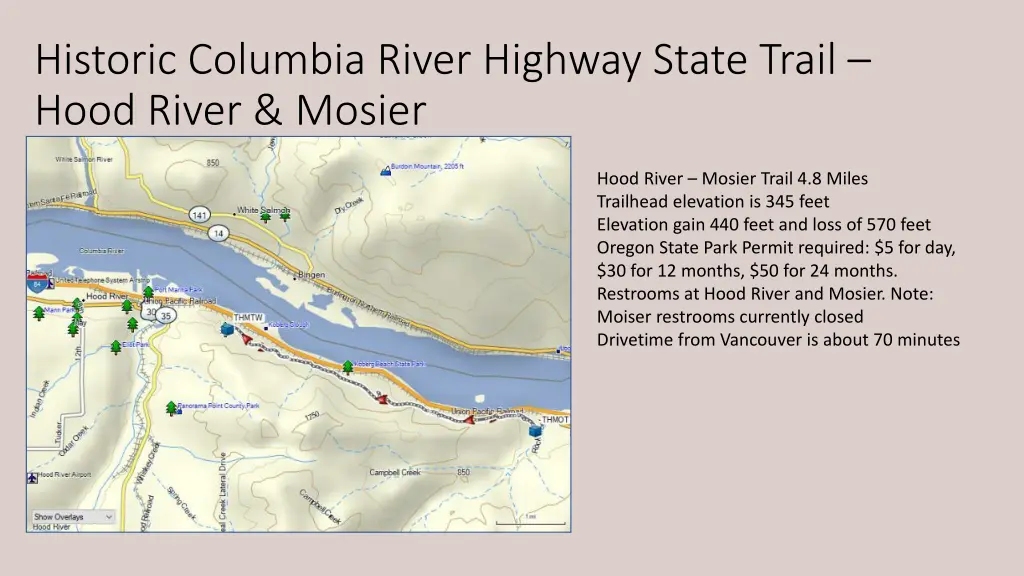 historic columbia river highway state trail hood