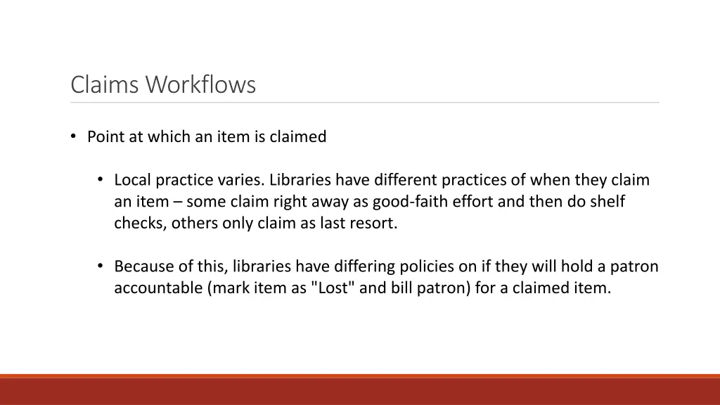 claims workflows 1