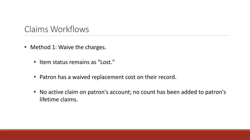 claims workflows 9