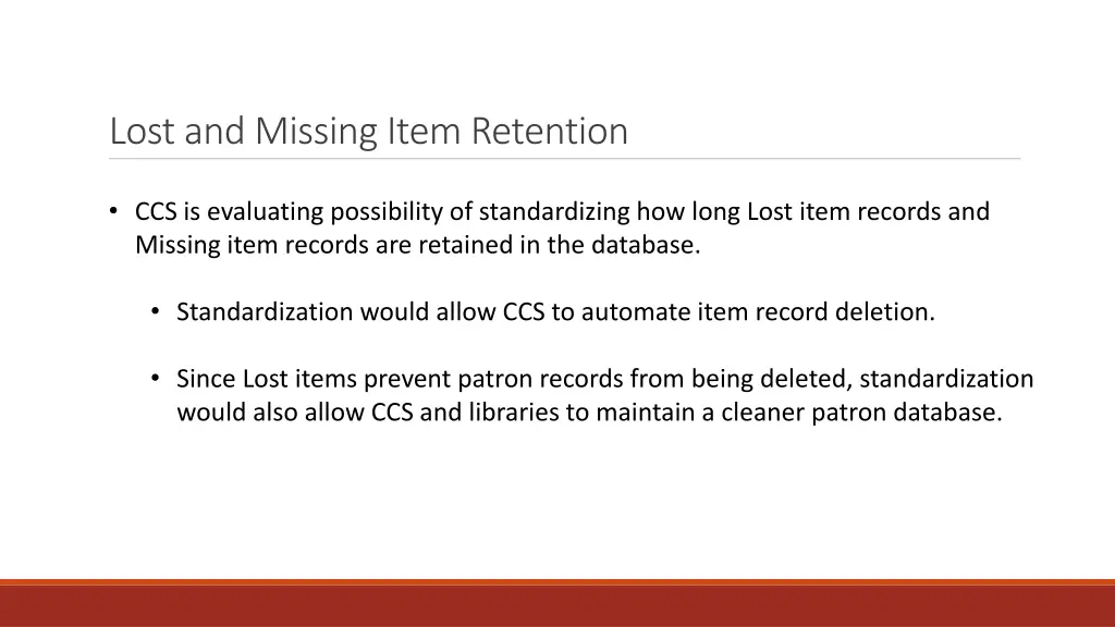 lost and missing item retention 1