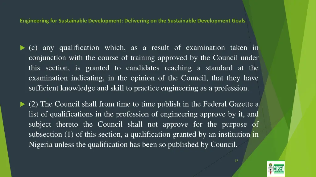 engineering for sustainable development 2