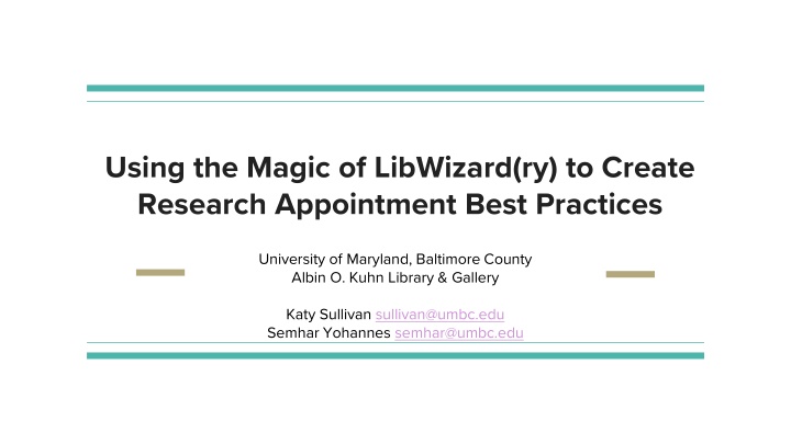 using the magic of libwizard ry to create