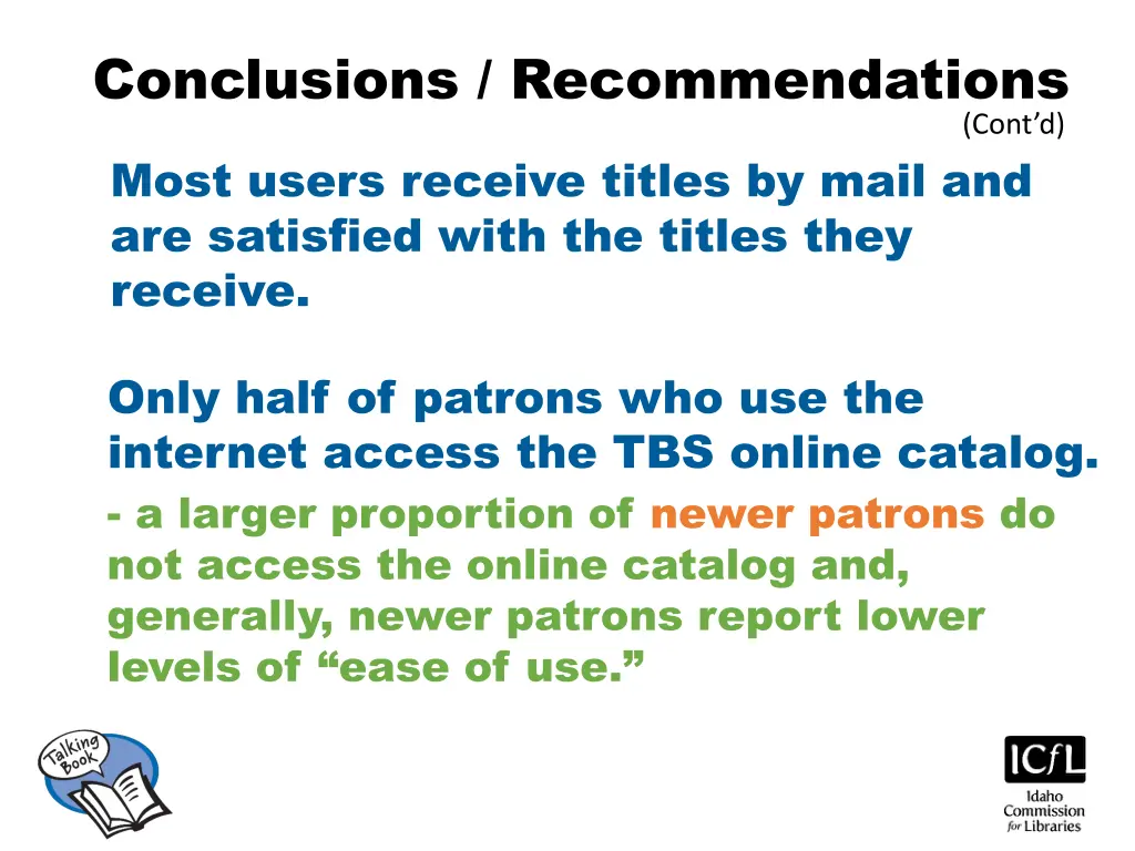 conclusions recommendations 1