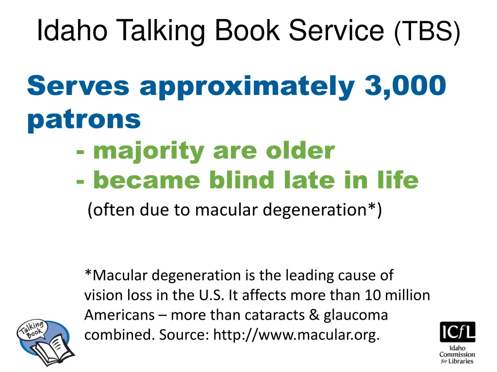 idaho talking book service tbs