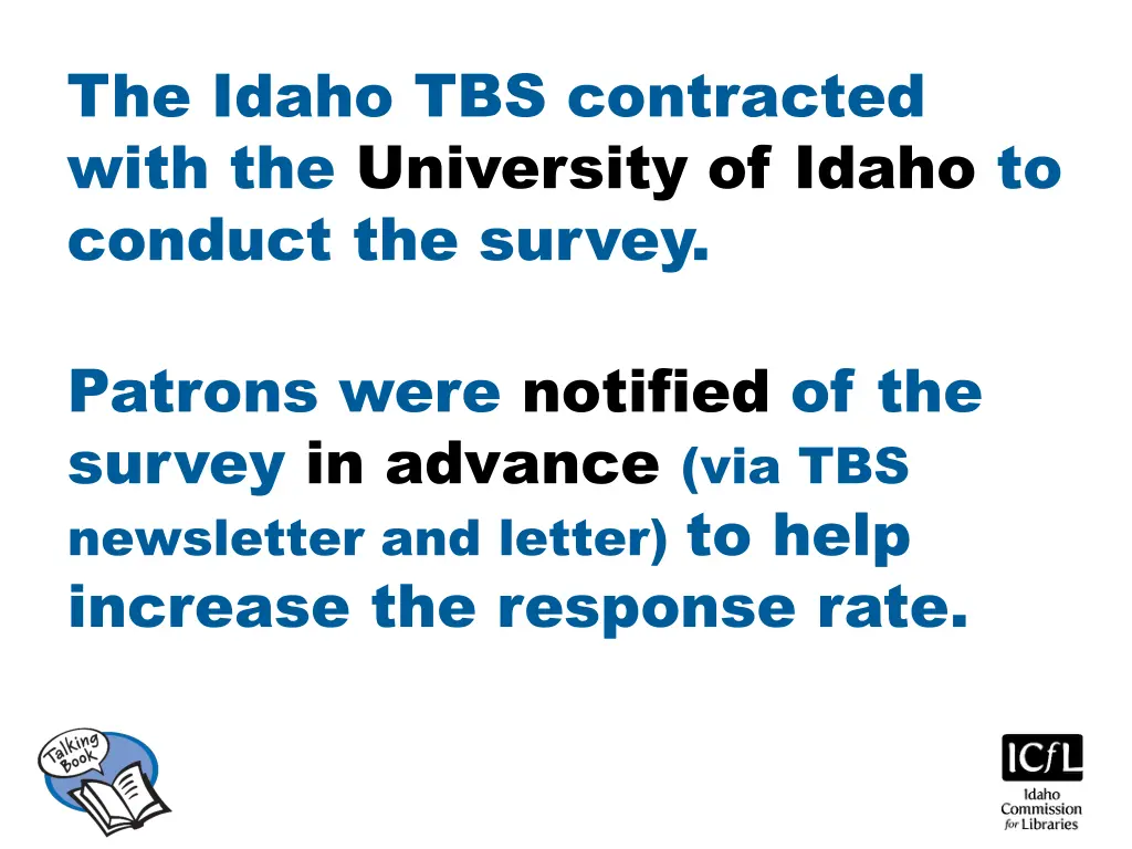 the idaho tbs contracted with the university