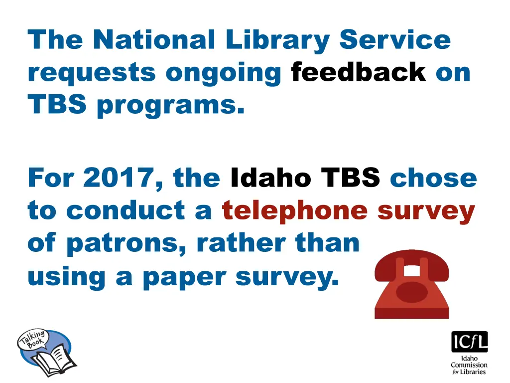 the national library service requests ongoing