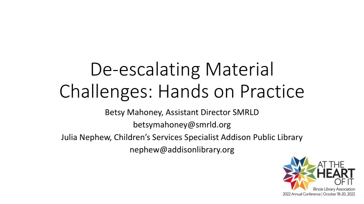 de escalating material challenges hands