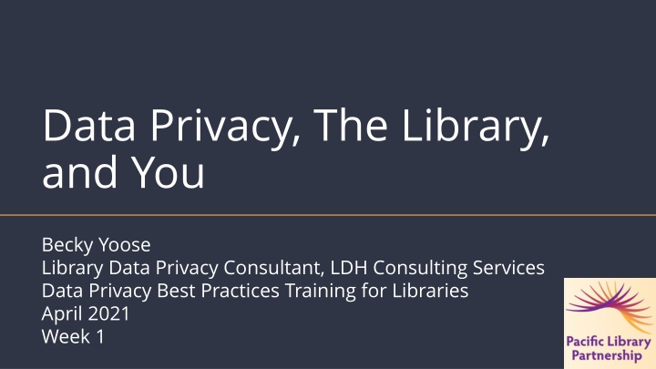 data privacy the library and you