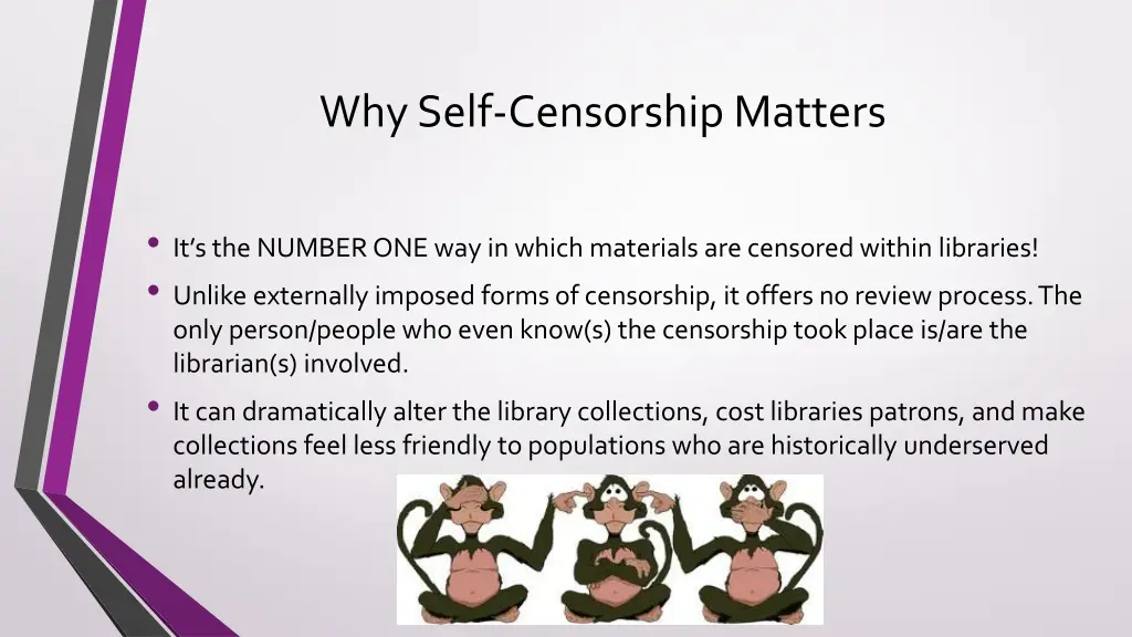 why self censorship matters