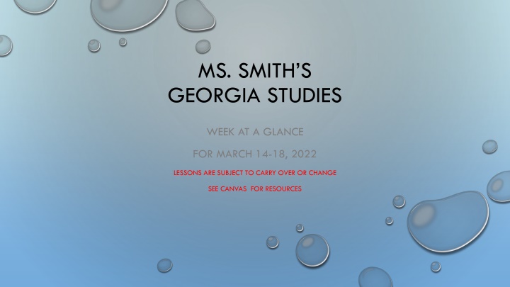 ms smith s georgia studies