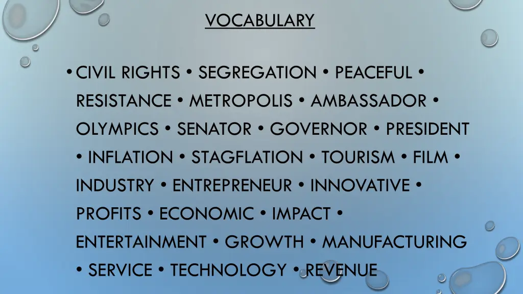 vocabulary