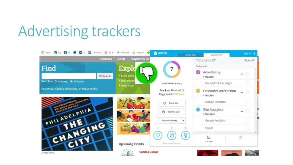 advertising trackers