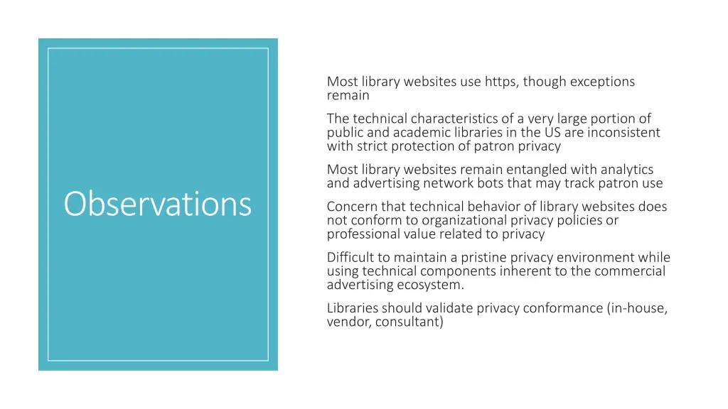 most library websites use https though exceptions