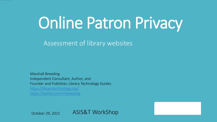 online patron privacy online patron privacy