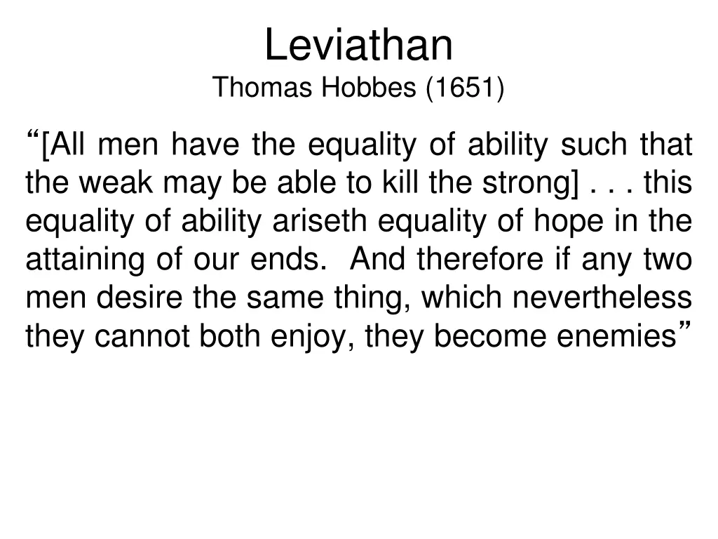 leviathan thomas hobbes 1651