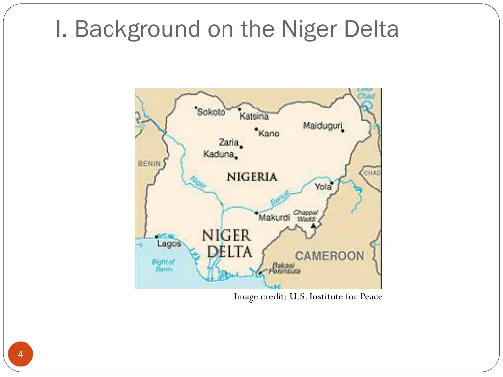 i background on the niger delta