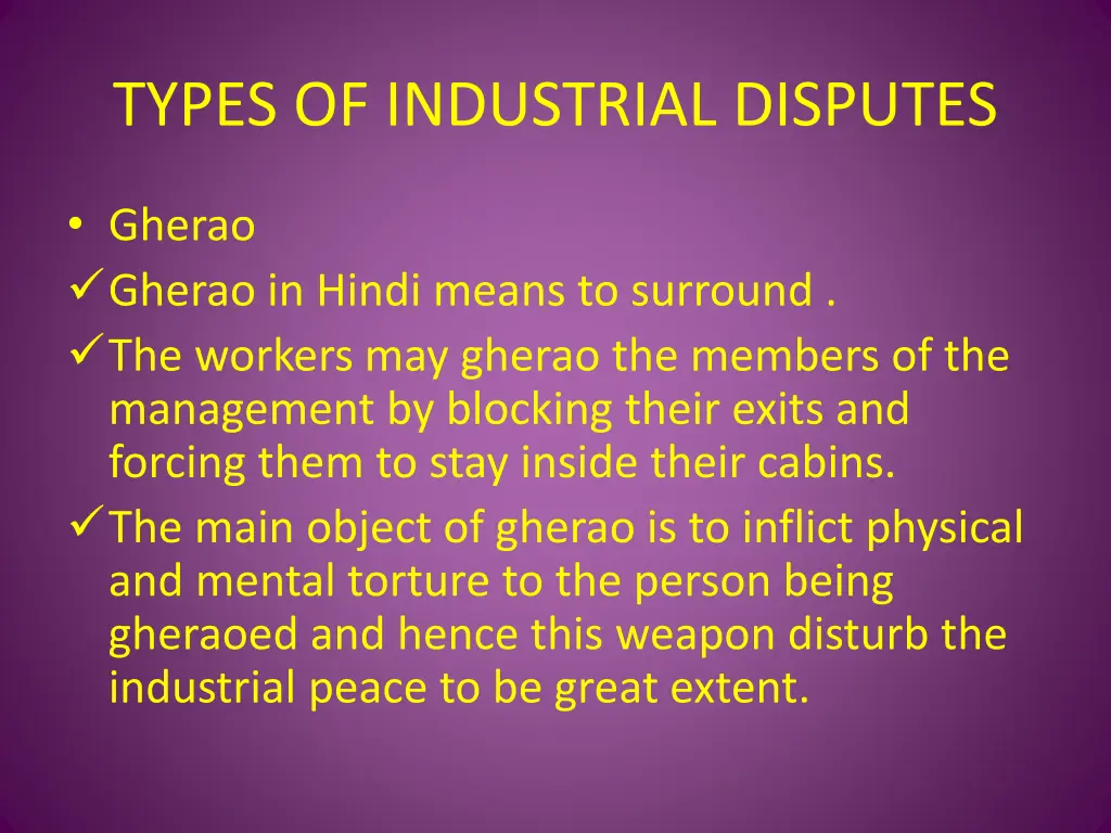 types of industrial disputes 5